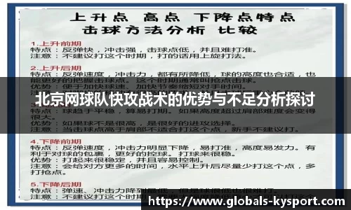 北京网球队快攻战术的优势与不足分析探讨